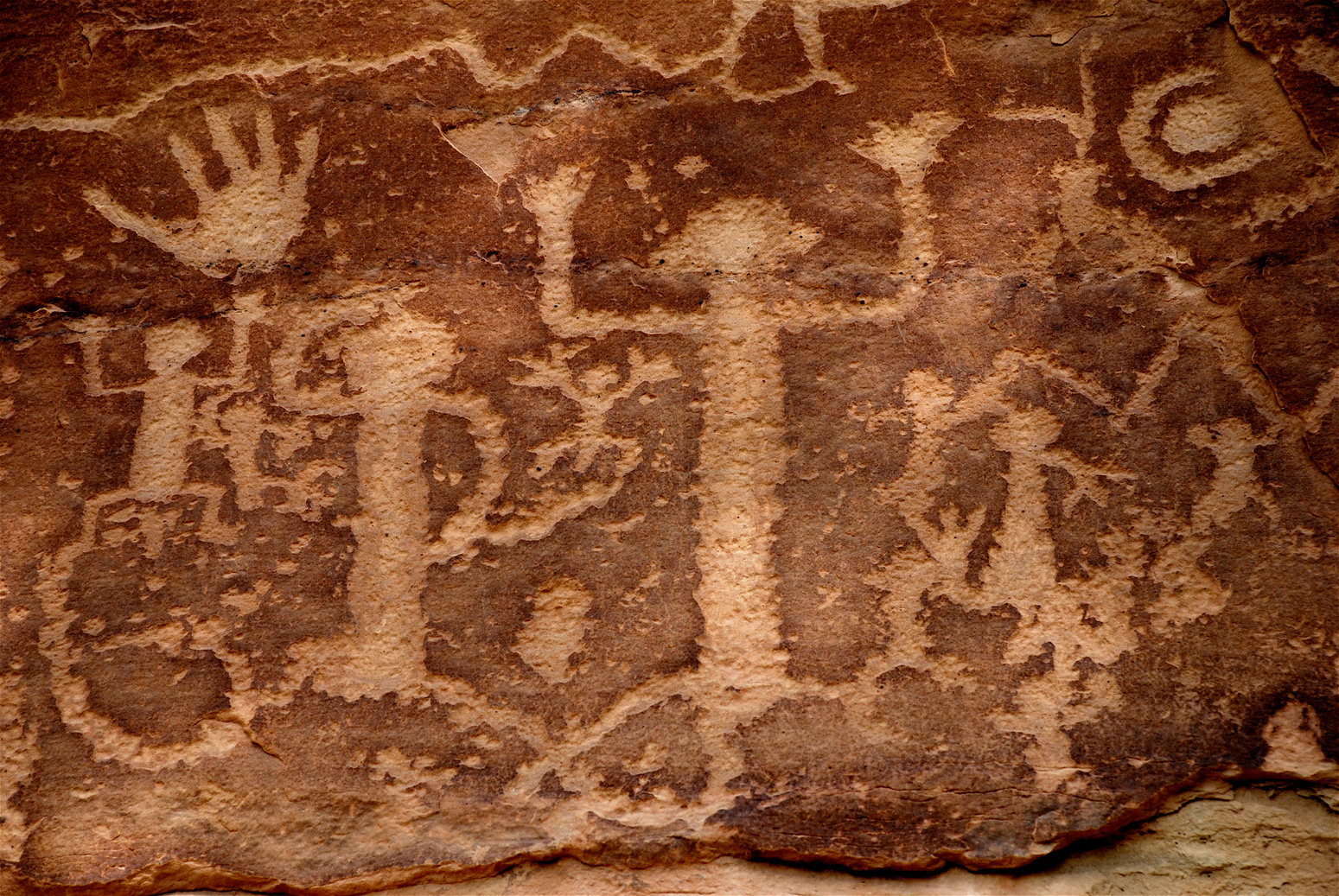 Ancestral Puebloans (Anasazi) Petroglyphs - Cave Paintings
